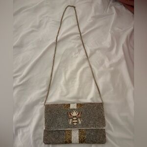 Beaded Bee Clutch